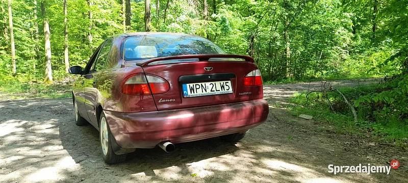 Używany Chevrolet Lanos 1999 Bordowy Sedan/Limuzyna