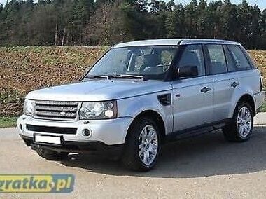 Srebrny Używany 2006 Land Rover Range Rover Sport SUV | 53 900 zł - Obraz 1/4