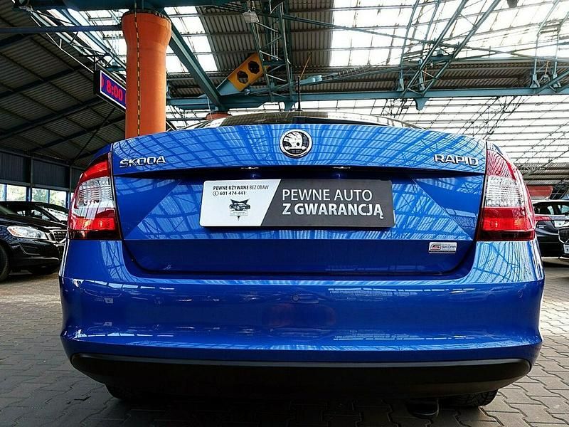 Używany Skoda Rapid 95 KM (69 kW) 2019 Niebieski Sedan/Limuzyna