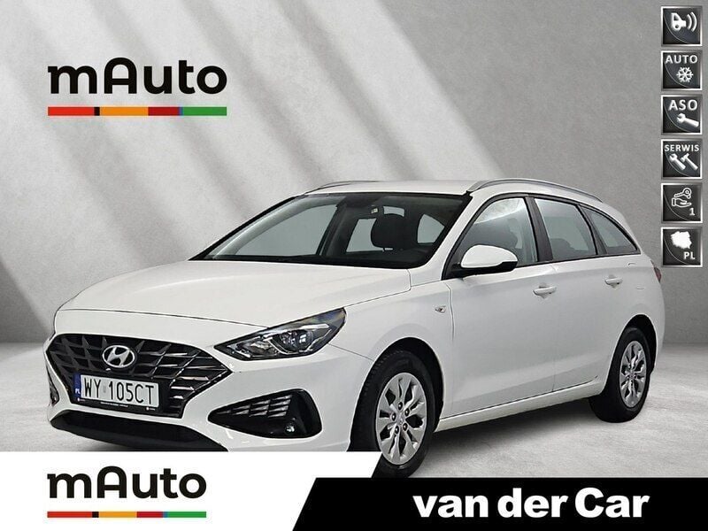 Biały Używany 2022 Hyundai i30 Kombi | 67 900 zł (Uczciwa cena) - Obraz 1/4