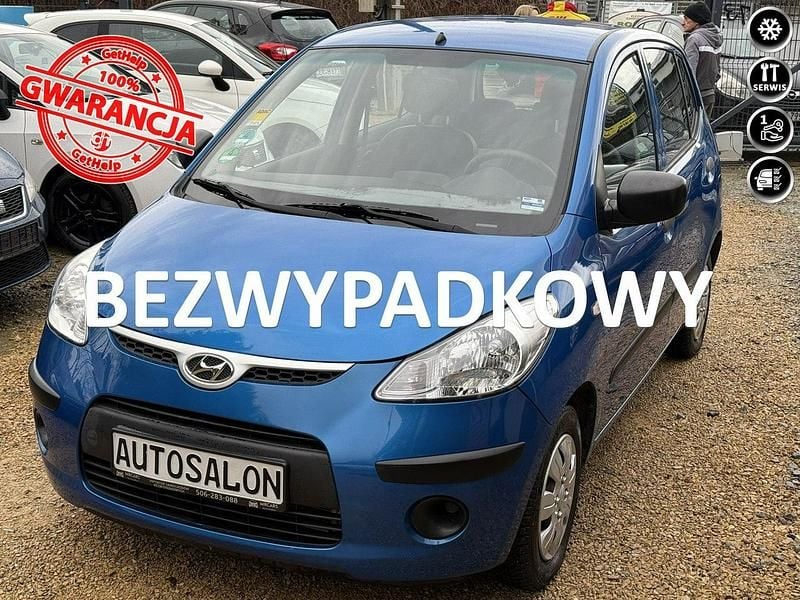 Niebieski Używany 2008 Hyundai i10 Hatchback | 11 200 zł (Uczciwa cena) - Obraz 1/4