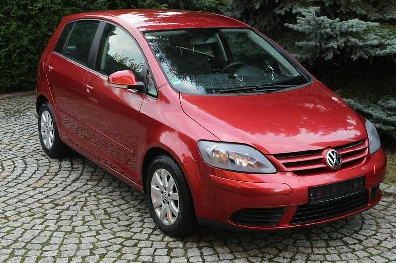 Bordowy (metalik) Używany 2005 VW Golf Plus Minivan | 14 600 zł - Obraz 1/4