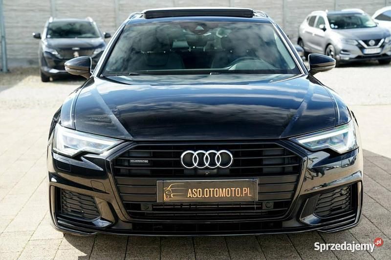 Czarny Używany 2022 Audi A6 S-Line Kombi | 142 700 zł (Uczciwa cena) - Obraz 1/4