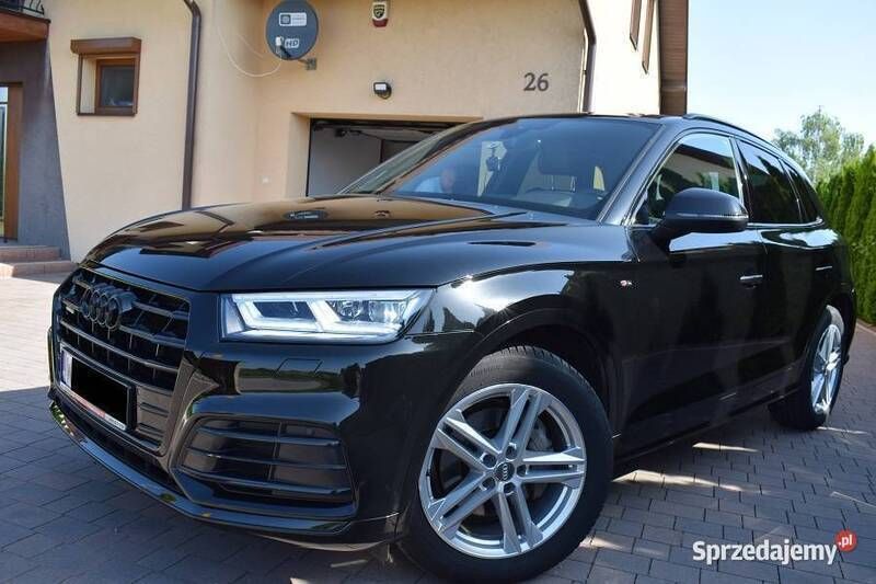 Czarny Używany 2018 Audi Q5 SUV | 131 900 zł - Obraz 1/4