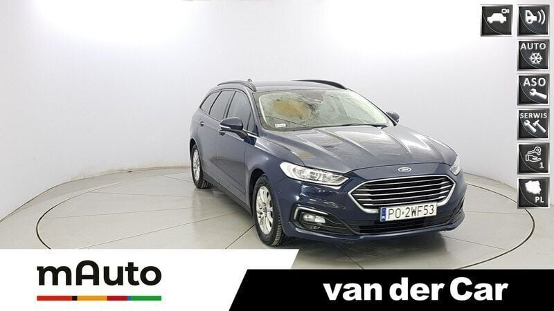 Niebieski Używany 2021 Ford Mondeo Trend Kombi | 72 900 zł (Uczciwa cena) - Obraz 1/4