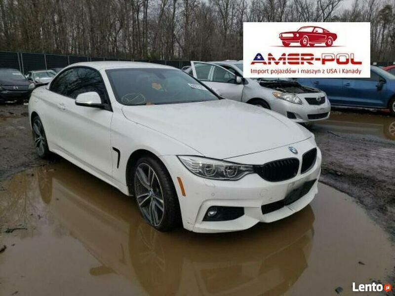 Biały Używany 2017 BMW 430 Cabriolet Kabriolet | 113 000 zł - Obraz 1/4