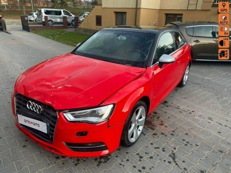 Czerwony Używany 2012 Audi A3 | 19 500 zł - Obraz 1/4