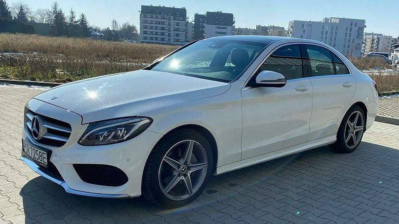 Biały Używany 2017 Mercedes C200 Sedan/Limuzyna | 85 000 zł - Obraz 1/4