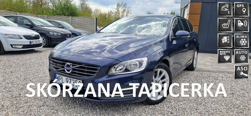 Granatowy Używany 2015 Volvo V60 Kombi | 47 900 zł (Uczciwa cena) - Obraz 1/4