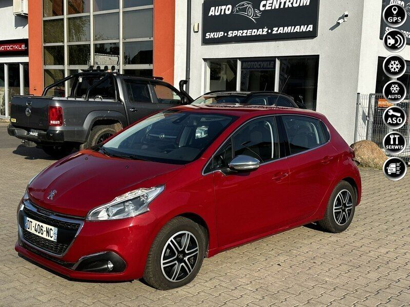 Bordowy (metalik) Używany 2015 Peugeot 208 Hatchback | 23 999 zł (Uczciwa cena) - Obraz 1/4