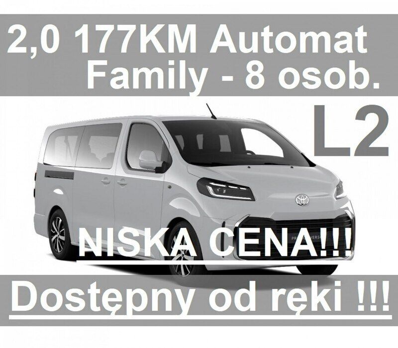 Biały Używany 2024 Toyota Proace Verso Kombi | 211 000 zł - Obraz 1/4