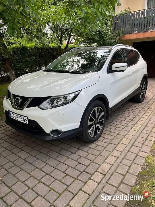 Biały Używany 2014 Nissan Qashqai SUV | 43 900 zł (Uczciwa cena) - Obraz 1/4