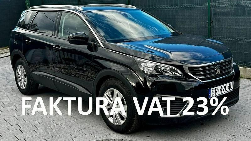 Czarny (metalik) Używany 2018 Peugeot 5008 Minivan | 56 900 zł (Dobra cena) - Obraz 1/4