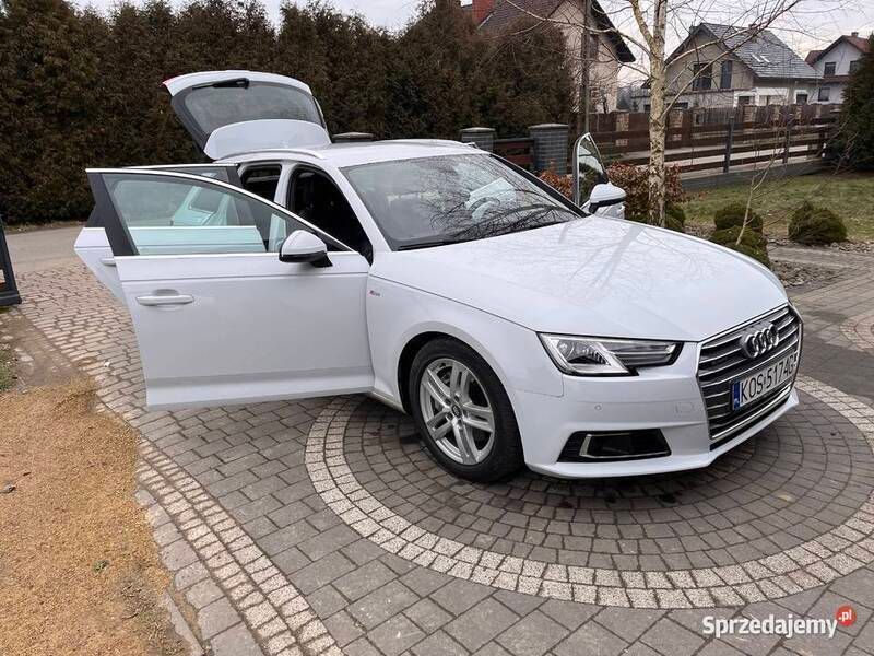 Biały Używany 2016 Audi A4 S-Line Kombi | 68 000 zł (Uczciwa cena) - Obraz 1/4
