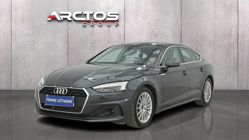 Czarny Używany 2021 Audi A5 Sportback Hatchback | 100 600 zł - Obraz 1/4