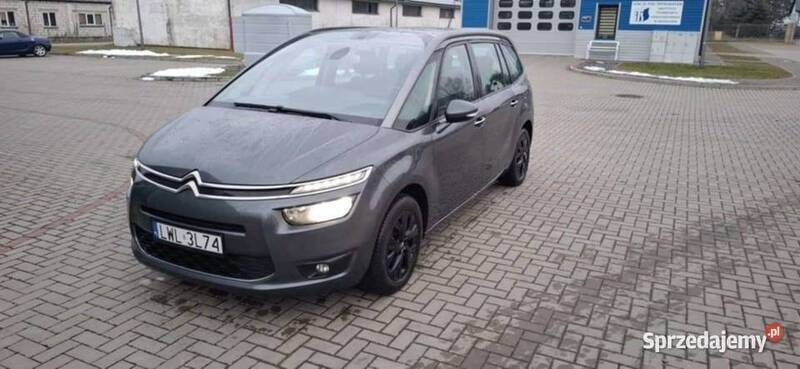 Grafitowy Używany 2015 Citroën Grand C4 Picasso Minivan | 31 000 zł (Uczciwa cena) - Obraz 1/4