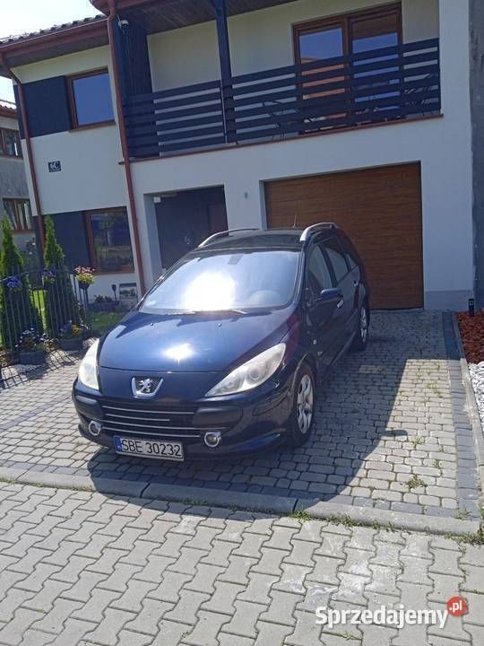 Niebieski Używany 2007 Peugeot 307 Kombi | 7900 zł (Uczciwa cena) - Obraz 1/4