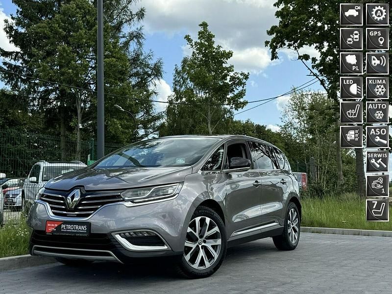 Szary Używany 2016 Renault Espace Minivan | 55 900 zł (Uczciwa cena) - Obraz 1/4