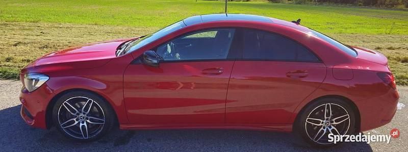 Używany Mercedes CLA220 AMG line 2018 Czerwony Sedan/Limuzyna