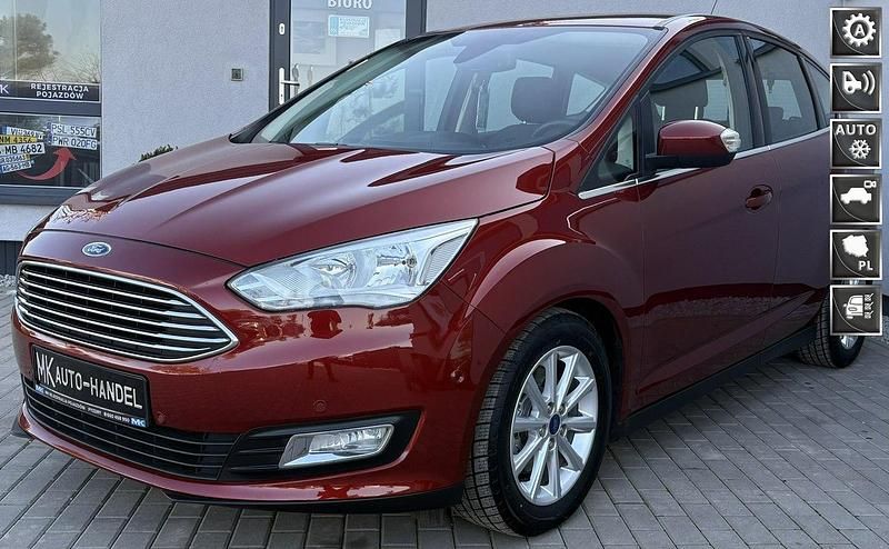 Czerwony Używany 2017 Ford C-MAX Minivan | 46 900 zł (Drogi) - Obraz 1/4