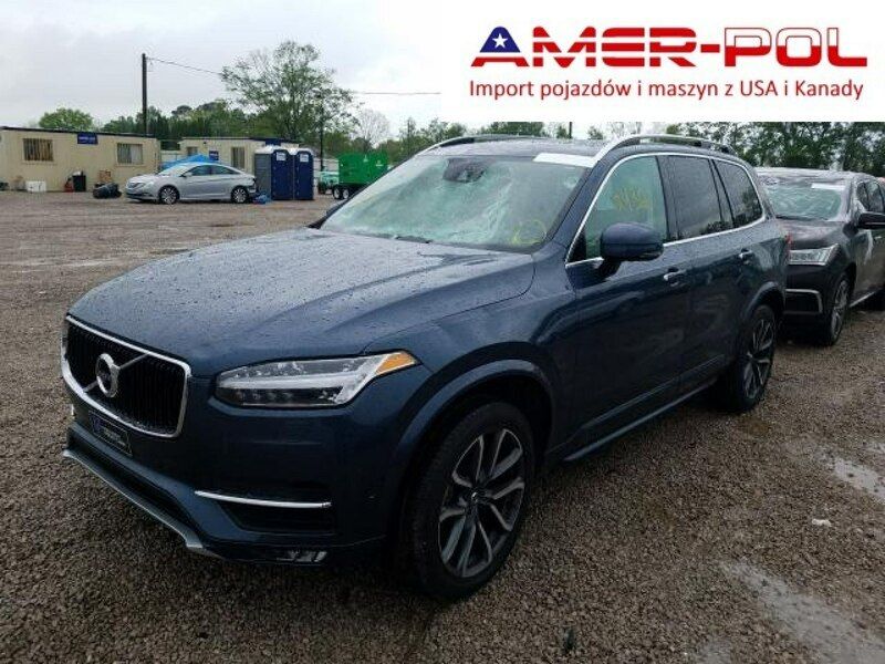 Niebieski Używany 2018 Volvo XC90 SUV | 118 000 zł - Obraz 1/4
