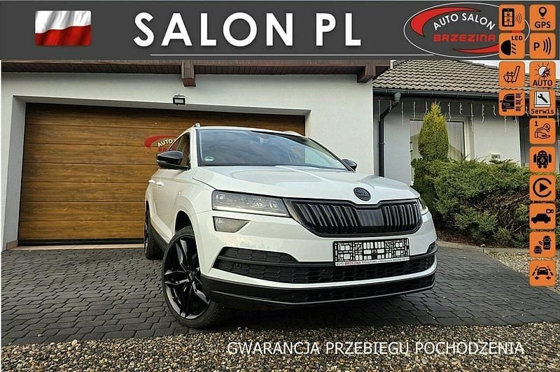 Biały Używany 2020 Skoda Karoq SUV | 79 900 zł (Dobra cena) - Obraz 1/4