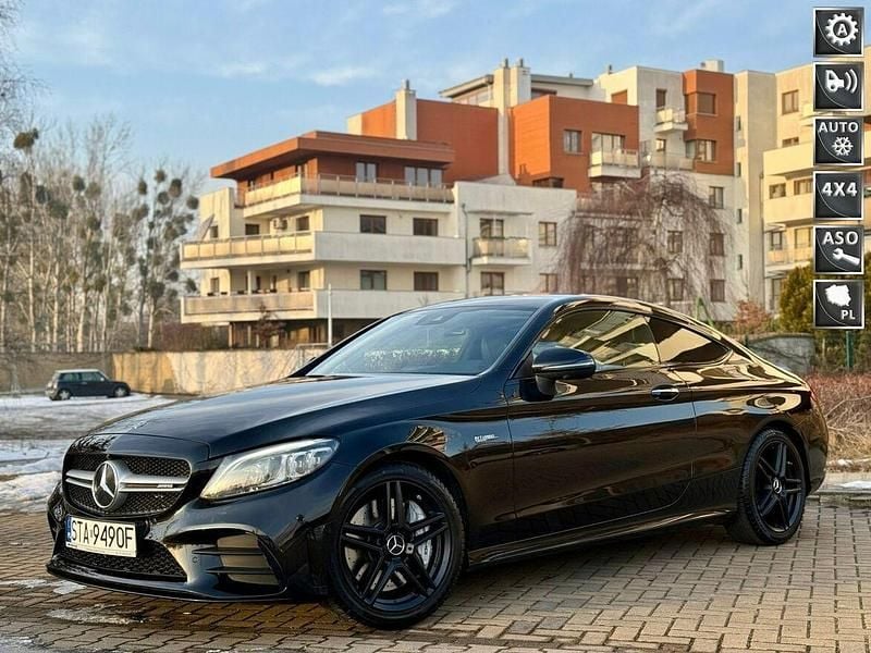 Czarny Używany 2018 Mercedes C43 AMG AMG Coupe | 167 000 zł - Obraz 1/4