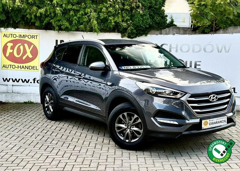 Szary (metalik) Używany 2016 Hyundai Tucson SUV | 64 900 zł (Uczciwa cena) - Obraz 1/4