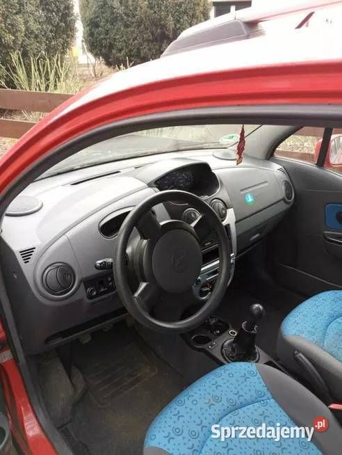 Czerwony Używany 2008 Chevrolet Matiz Hatchback | 6000 zł - Obraz 1/4