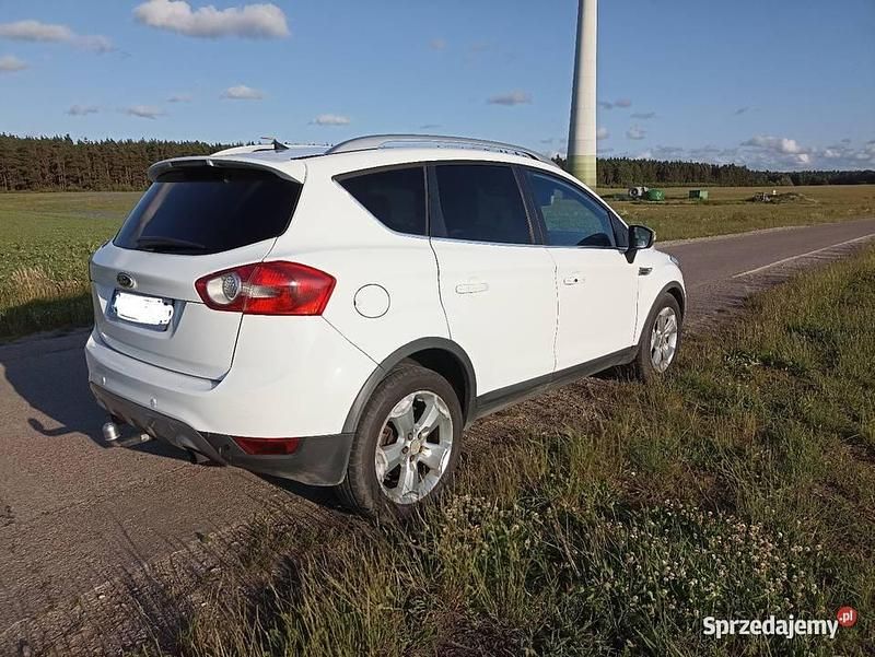Biały Używany 2008 Ford Kuga Titanium SUV | 26 000 zł (Uczciwa cena) - Obraz 1/4