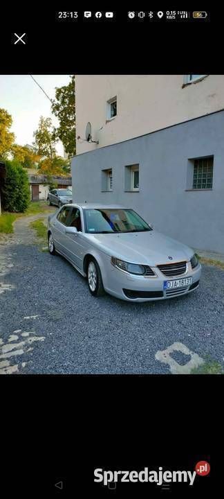 Srebrny Używany 2008 Saab 9-5 Sedan/Limuzyna | 14 000 zł - Obraz 1/4