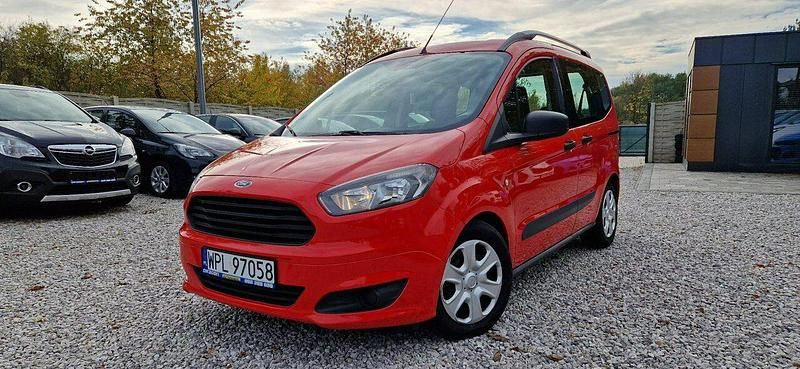 Czerwony Używany 2016 Ford Tourneo Courier Trend Minivan | 23 900 zł - Obraz 1/4