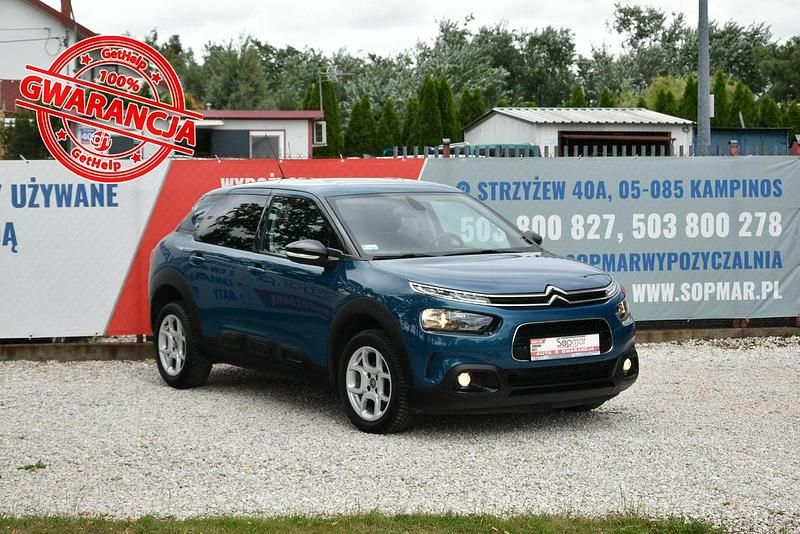 Turkusowy (metalik, perła) Używany 2019 Citroën C4 Cactus Hatchback | 34 900 zł - Obraz 1/4