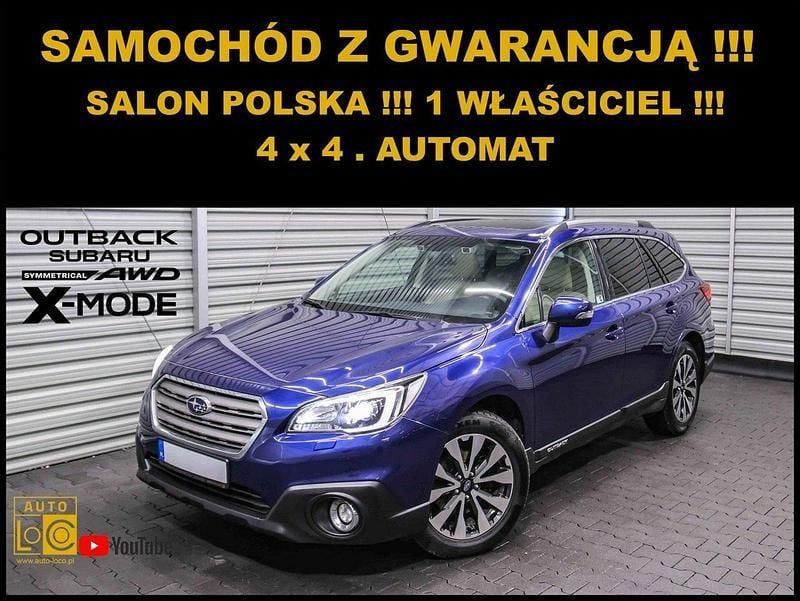 Niebieski ciemny (metalik) Używany 2016 Subaru Legacy Kombi | 56 888 zł - Obraz 1/4
