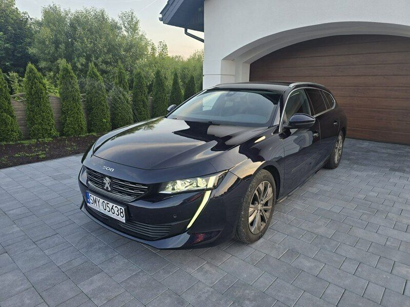 Niebieski ciemny (metalik) Używany 2020 Peugeot 508 Kombi | 61 900 zł (Uczciwa cena) - Obraz 1/4