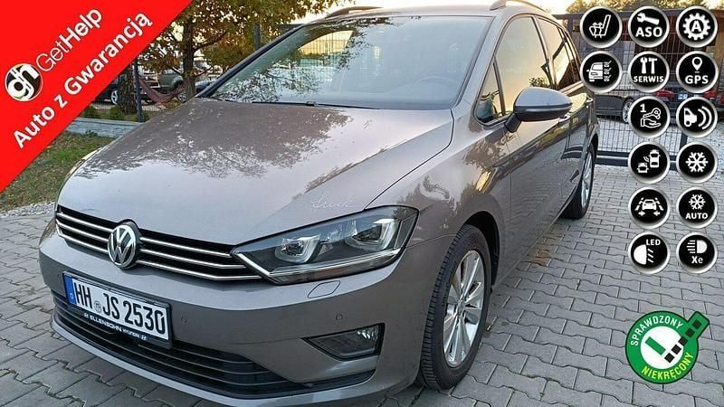 Szary (metalik, perła) Używany 2016 VW Golf Sportsvan Minivan | 41 900 zł (Uczciwa cena) - Obraz 1/4