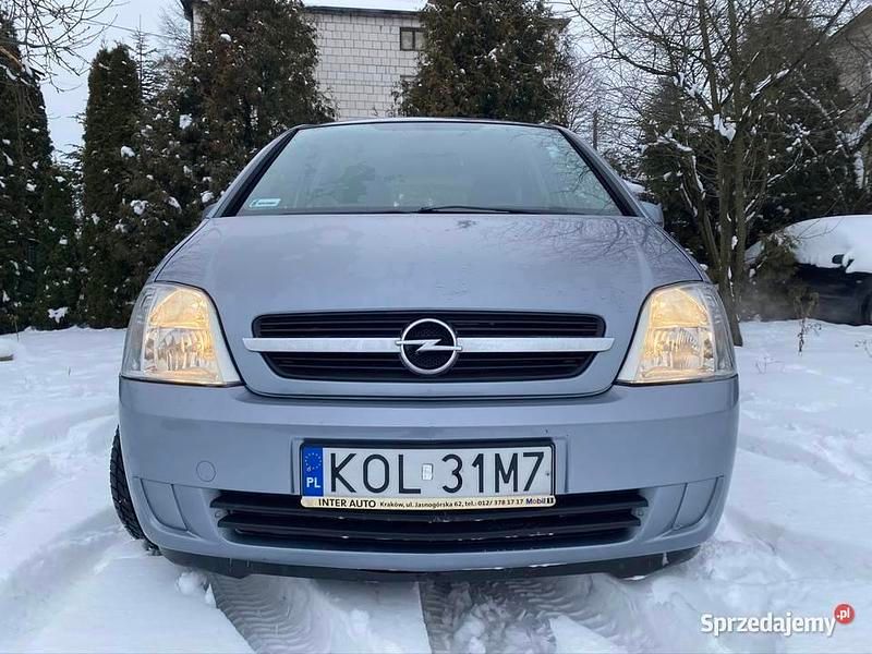 Niebieski Używany 2004 Opel Meriva Minivan | 4999 zł (Uczciwa cena) - Obraz 1/4