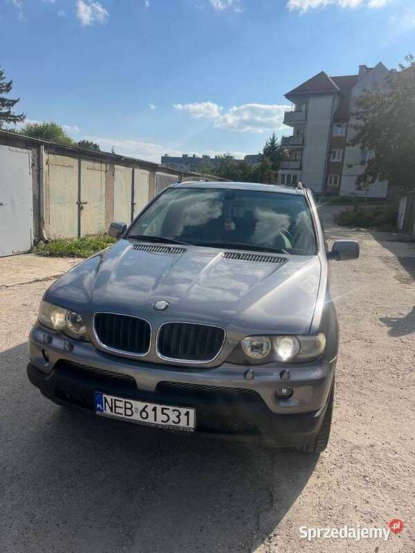 Srebrny Używany 2004 BMW X5 SUV | 27 500 zł (Uczciwa cena) - Obraz 1/4