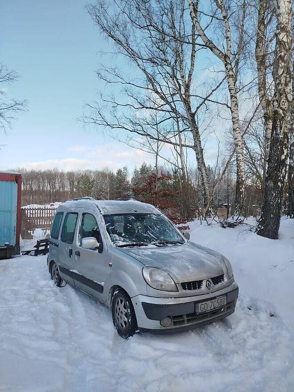 Używany Renault Kangoo 2005 Srebrny Minivan