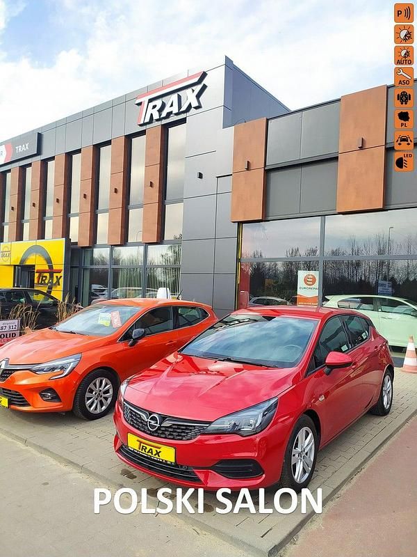 Czerwony ciemny (metalik) Używany 2019 Opel Astra Hatchback | 39 900 zł (Uczciwa cena) - Obraz 1/4
