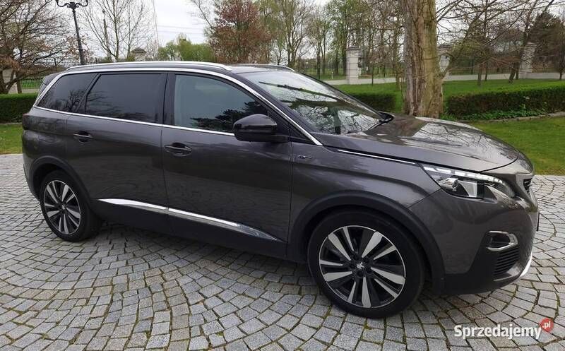 Szary Używany 2019 Peugeot 5008 GT Minivan | 94 500 zł (Uczciwa cena) - Obraz 1/4