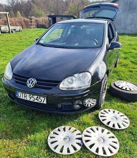 Czarny Używany 2006 VW Golf V Goal Hatchback | 8000 zł (Uczciwa cena) - Obraz 1/4