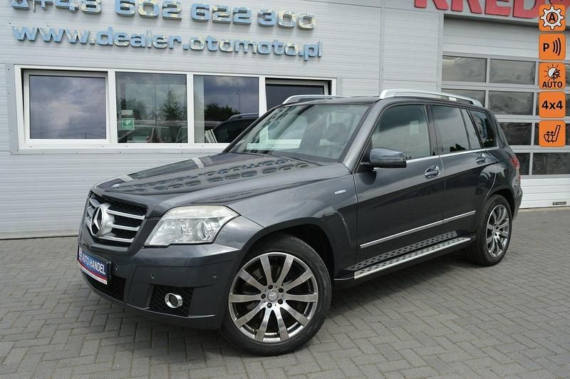 Szary Używany 2010 Mercedes GLK220 SUV | 45 800 zł - Obraz 1/4