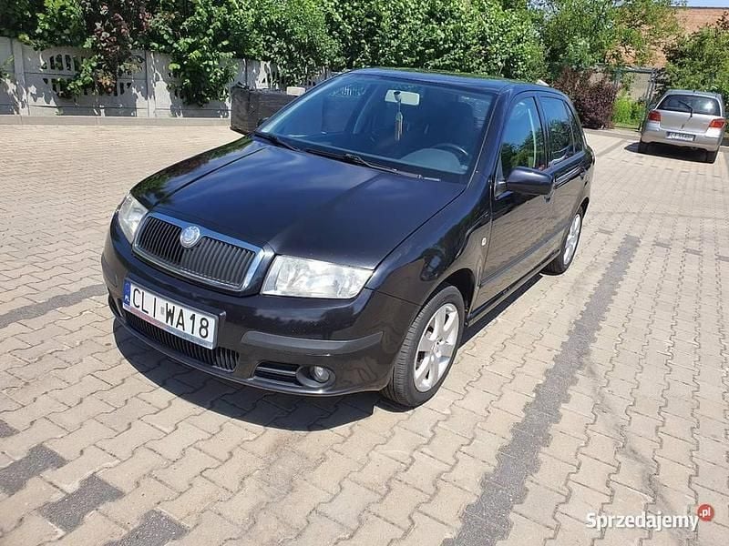Czarny Używany 2005 Skoda Fabia Hatchback | 8900 zł (Drogi) - Obraz 1/4