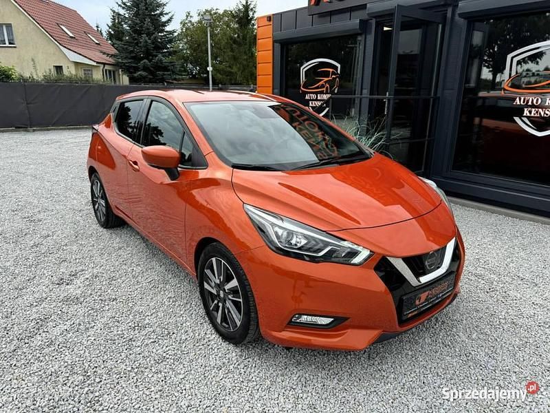Pomarańczowy (metalik, perła) Używany 2019 Nissan Micra 360º Hatchback | 44 900 zł - Obraz 1/4