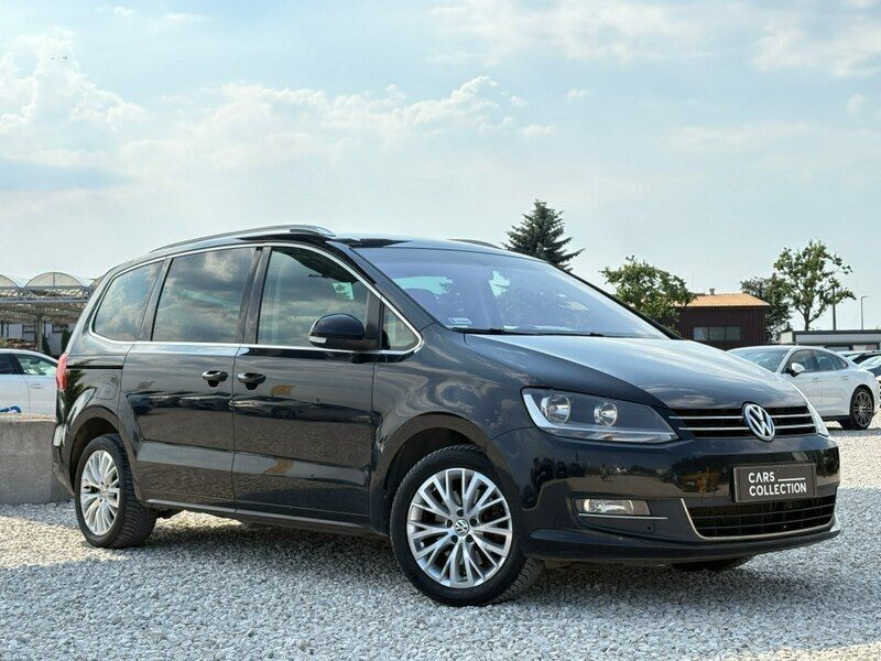 Czarny (metalik) Używany 2012 VW Sharan Minivan | 39 900 zł - Obraz 1/4
