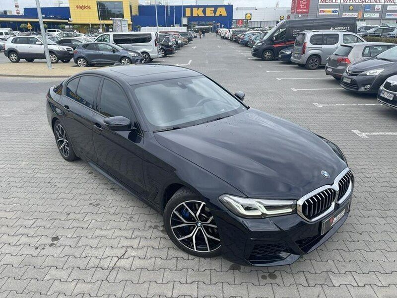 Używany BMW 540 333 KM (244 kW) 2021 Czarny (metalik) Sedan/Limuzyna
