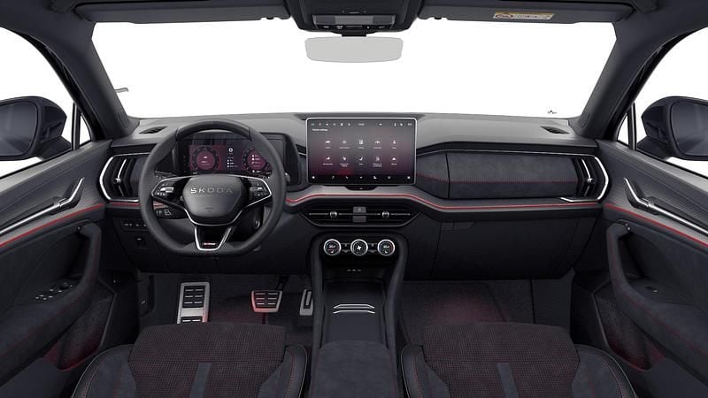 Czerń magic metalizowany Nowe 2025 Skoda Kodiaq RS SUV | 260 250 zł (Uczciwa cena) - Obraz 1/1