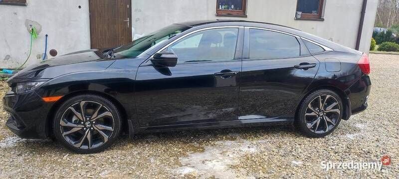 Używany Honda Civic Sport 2019 Czarny Sedan/Limuzyna