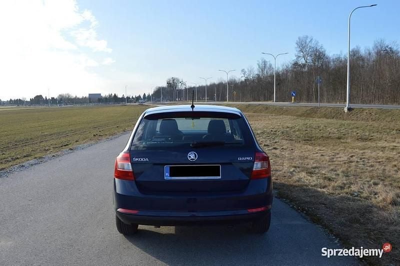 Używany Skoda Rapid 2015 Granatowy Hatchback